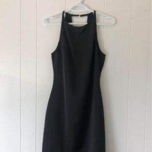 Black satin dress Gentle Fawn